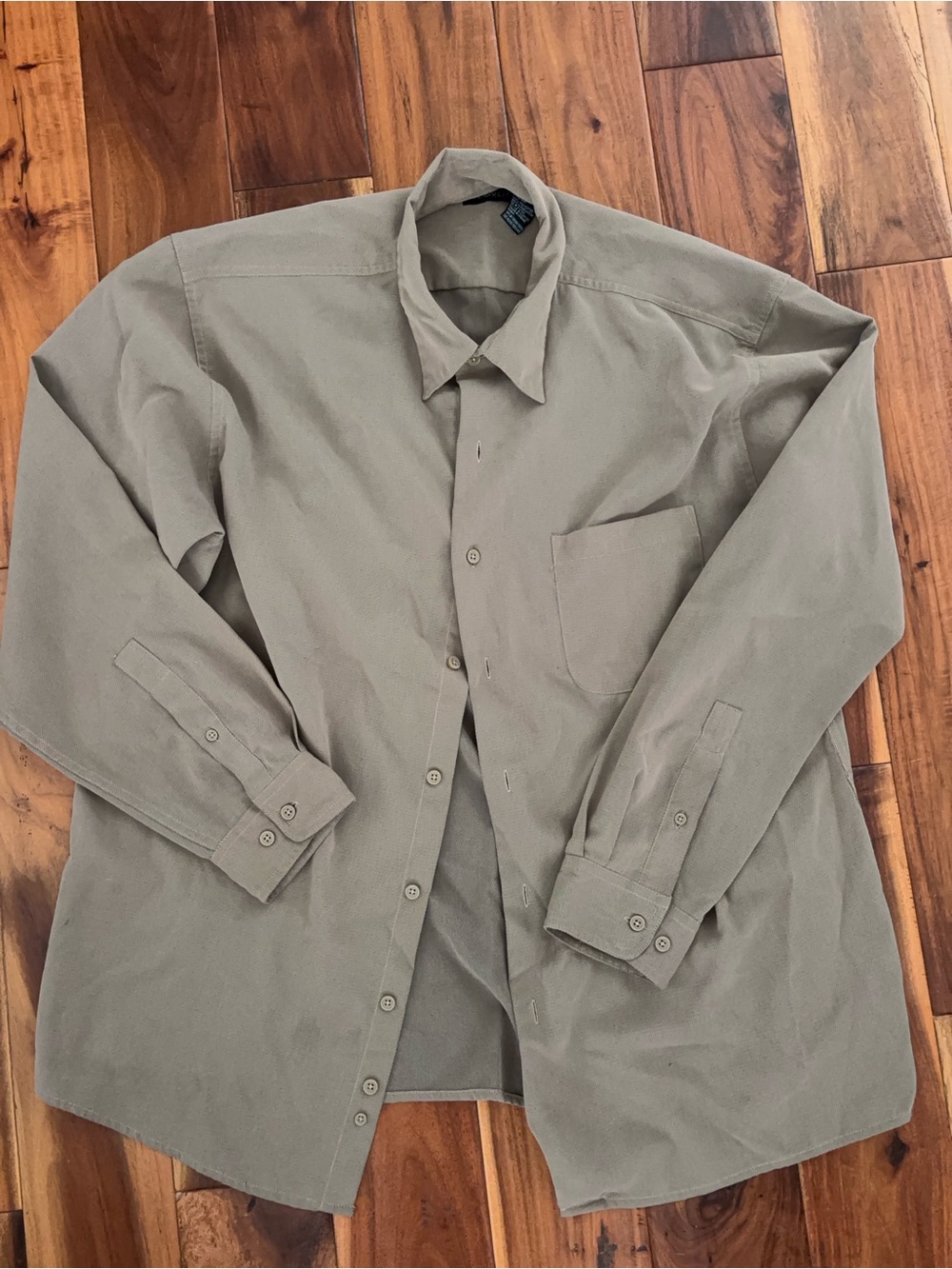 Tan Button Up